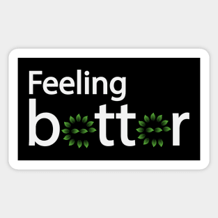 Feeling better artwork Sticker